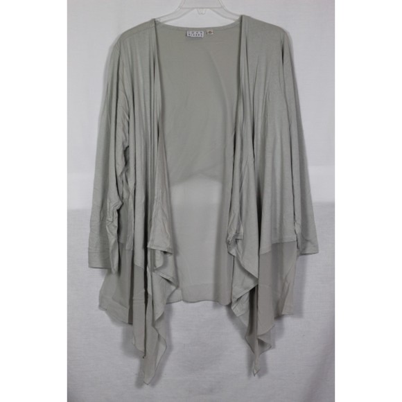 Joan Rivers Sweaters Joan Rivers Gray Womens Cardigan Sweater High